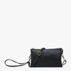 Jen & Co 3 Riley monogrammable compartment crossbody/wristlet purse
