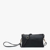 Jen & Co 3 Riley monogrammable compartment crossbody/wristlet purse