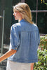 Short Puff Sleeve Denim Jacket ✨