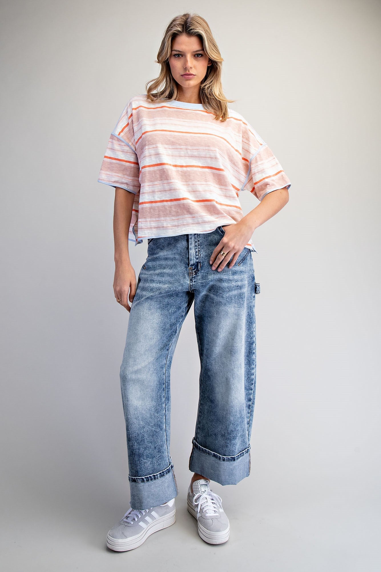 Striped Boxy T-Shirt