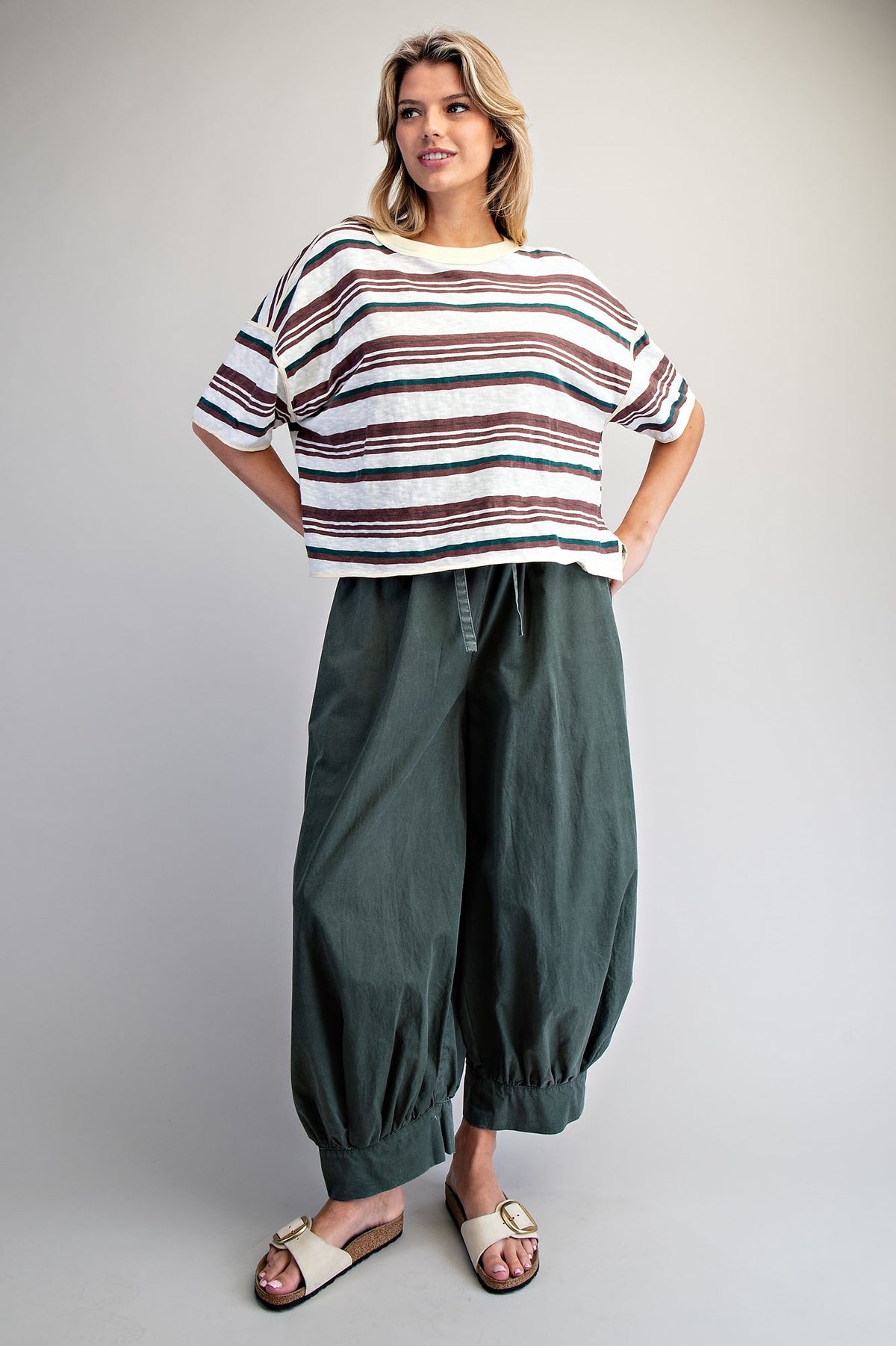 Striped Boxy T-Shirt