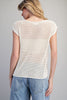 Stars & Stripes Knit Cap Sleeve Top