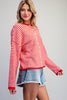 Striped button down cardigan