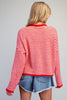 Striped button down cardigan