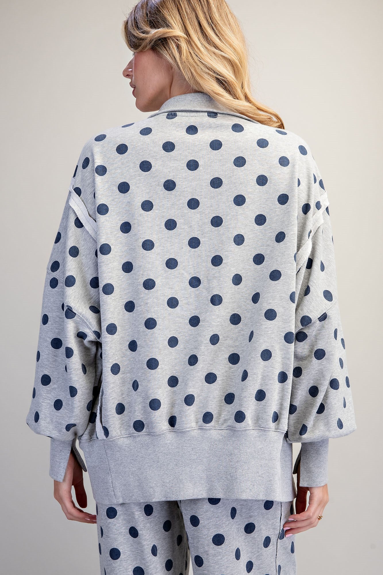 Mineral Washed Polka Dot Pullover ✨