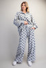 Mineral Washed Polka Dot Lounge Pants