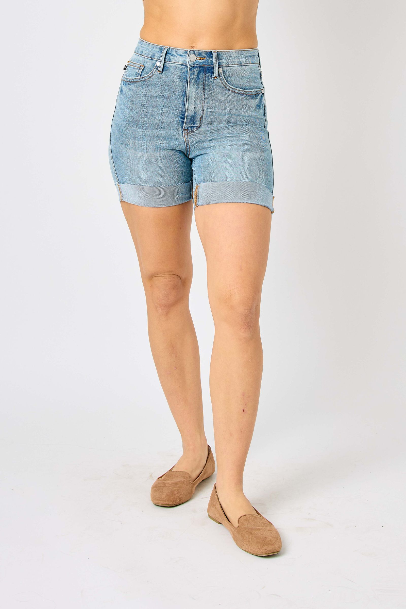 Judy Blue Tummy Control Shorts Judy Blue Tummy Control High Rise