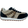 Very G "Joel" Black Leopard Print Sneakers