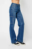 Judy Blue High waist cargo wide leg jeans Jeans Judy Blue   