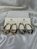 Metallic hoop earring Earrings Kinsey Designs   