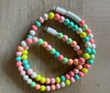 Colorful pearl bead charger cord