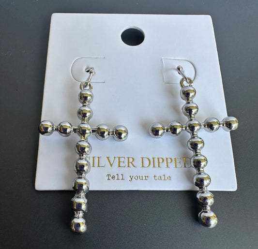 Cross earrings