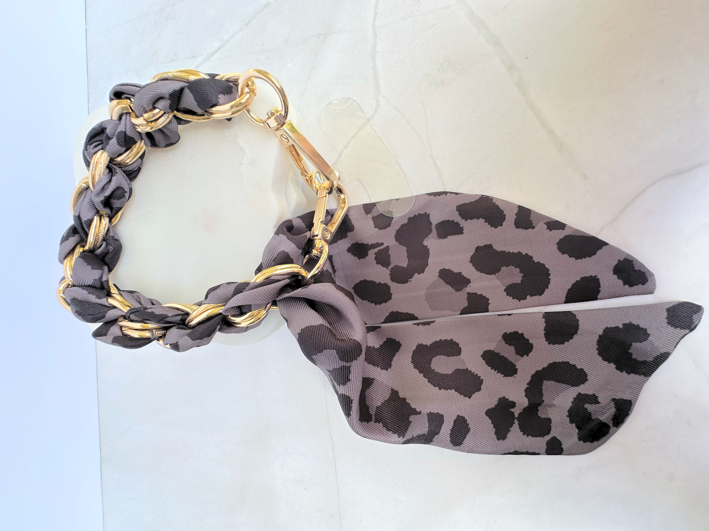Scarf phone case wrist wrap keychain/purse charm
