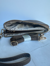 Jen & Co 3 Riley monogrammable compartment crossbody/wristlet purse