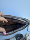Jen & Co 3 Riley monogrammable compartment crossbody/wristlet purse