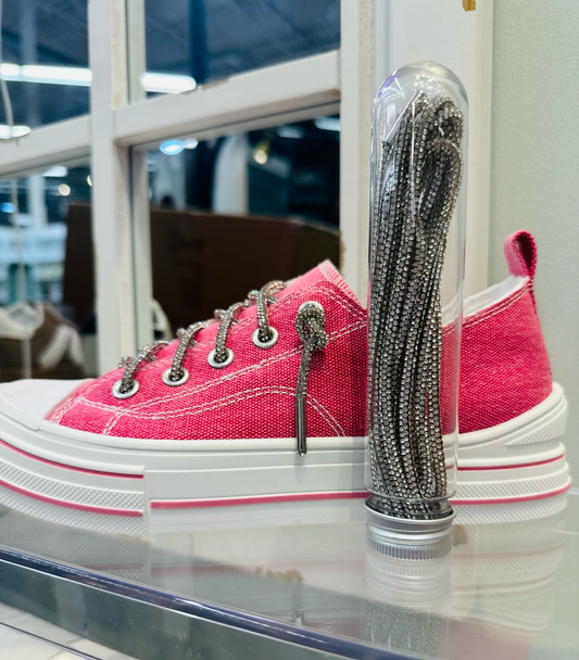 Suzie Q sparkle shoestrings