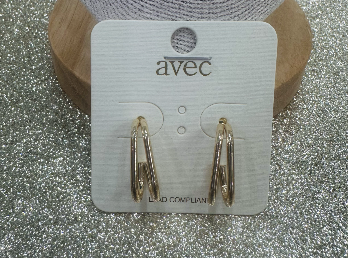 Kenze Panne gold hoop earrings