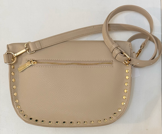 Pebbled Sabrina Studded Bum Bag