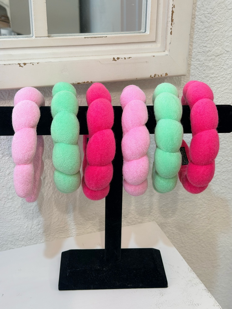 Bubble bath headbands