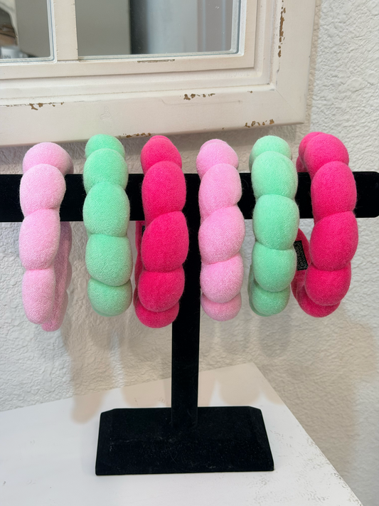 Bubble bath headbands
