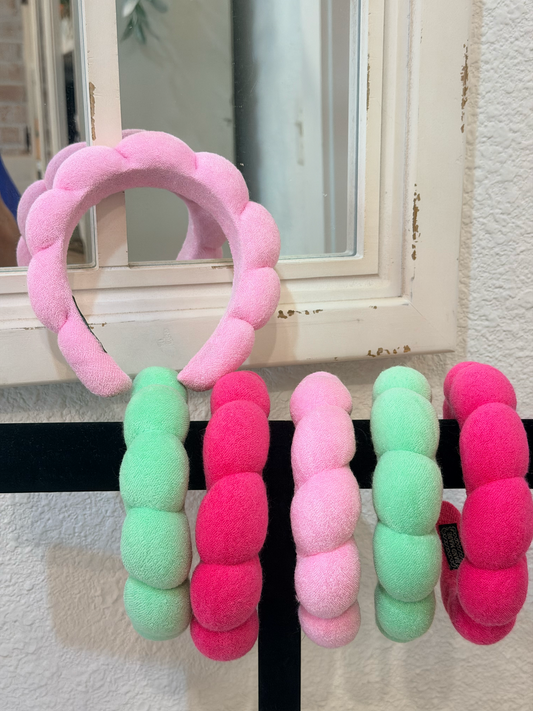 Bubble bath headbands