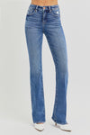 Risen tummy control high rise straight jeans