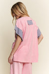 Mineral Washed Denim Star Sleeveless top