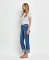 Flying Monkey high rise cuffed straight leg pant