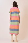 Color block sleeveless long cardigan