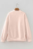 NEW Oversize Blessed Embroidered Mock Neck Sweatshirt