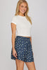 Woven polka dot shorts with pockets