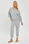 Risen high-rise side pocket relaxed jogger pants