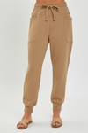 Risen high-rise side pocket relaxed jogger pants