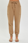 Risen high-rise side pocket relaxed jogger pants