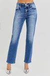 Risen mid rise-ankle tapered jeans