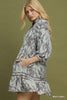 Floral Print Smocked Ruffle Tiered Dress