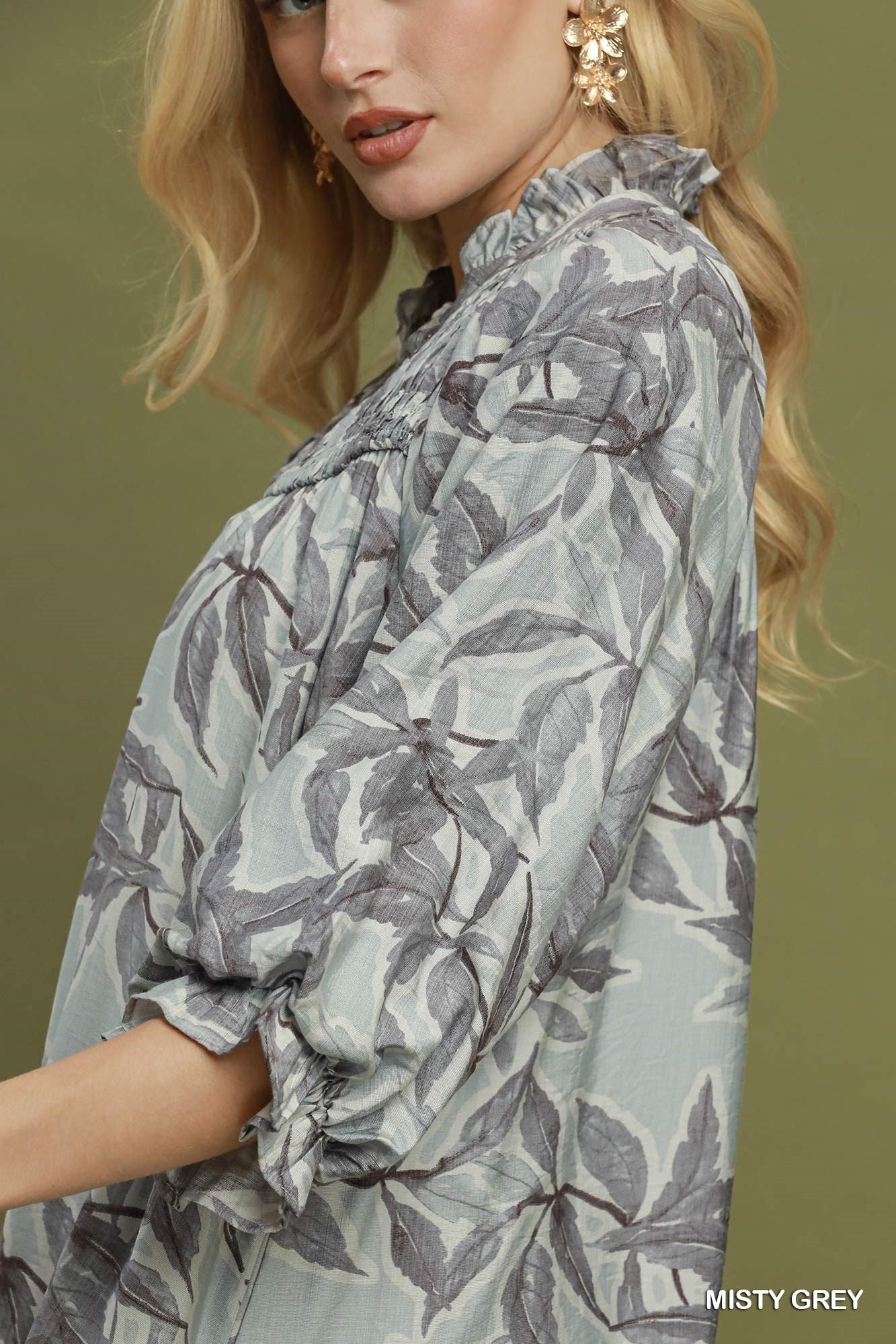 Floral Print Smocked Ruffle Tiered Dress