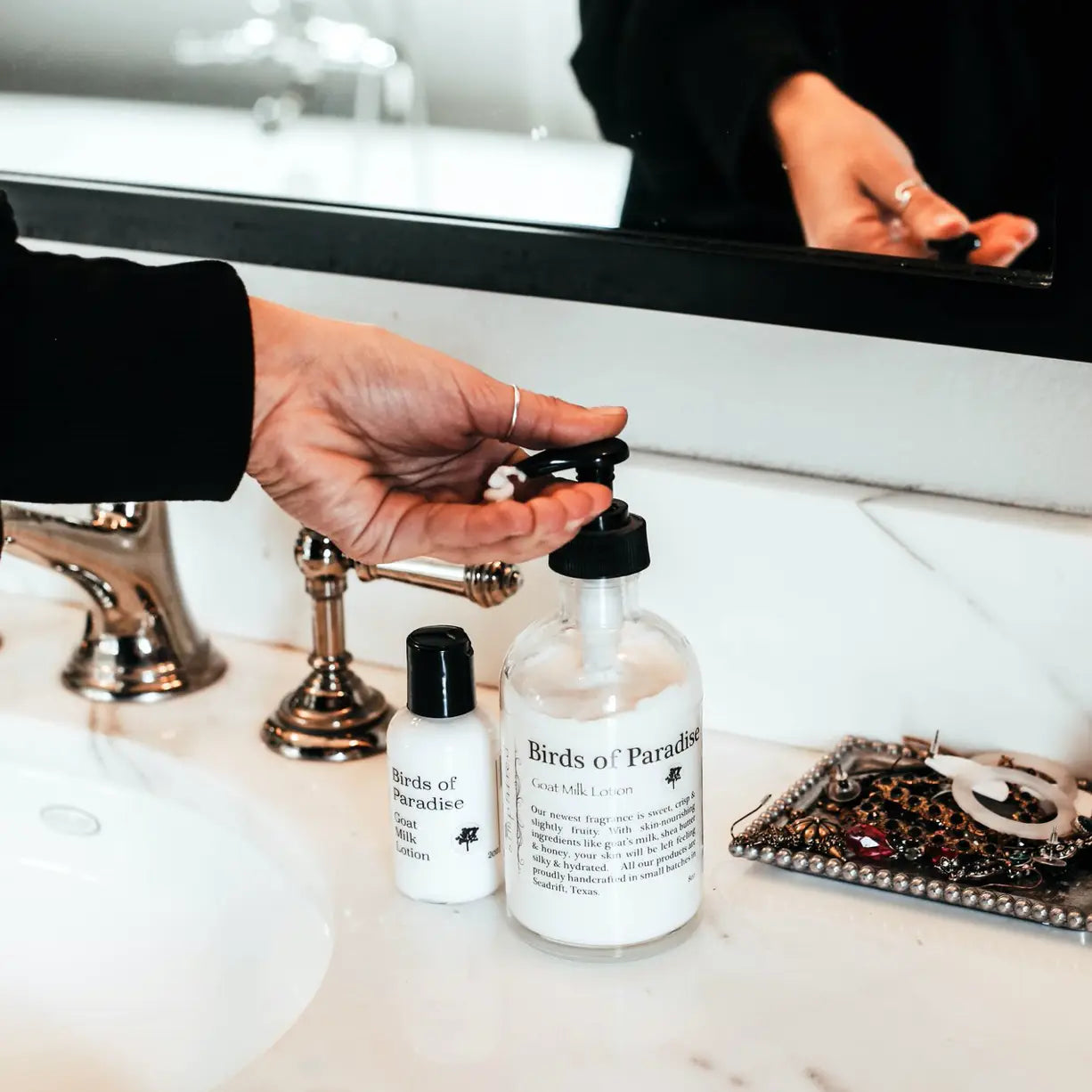 Goat milk lotion