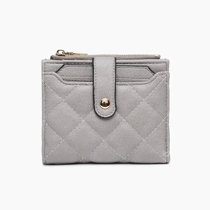 Jen & CO Melody quilted zip top wallet