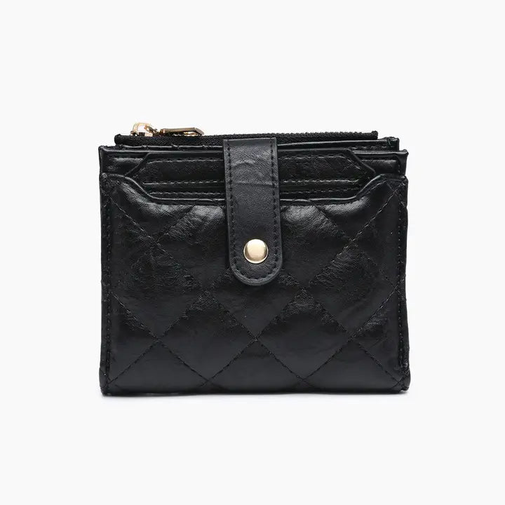 Jen & CO Melody quilted zip top wallet
