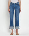 Flying Monkey high rise cuffed straight leg pant