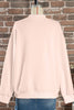 NEW Oversize Blessed Embroidered Mock Neck Sweatshirt