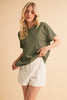 RESTOCKED FALL COLORS Mali Baby Tee Short Sleeve Top