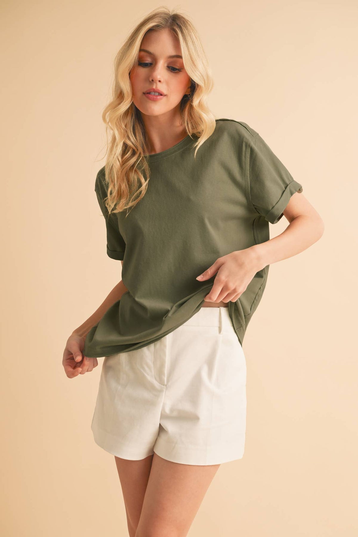 RESTOCKED FALL COLORS Mali Baby Tee Short Sleeve Top