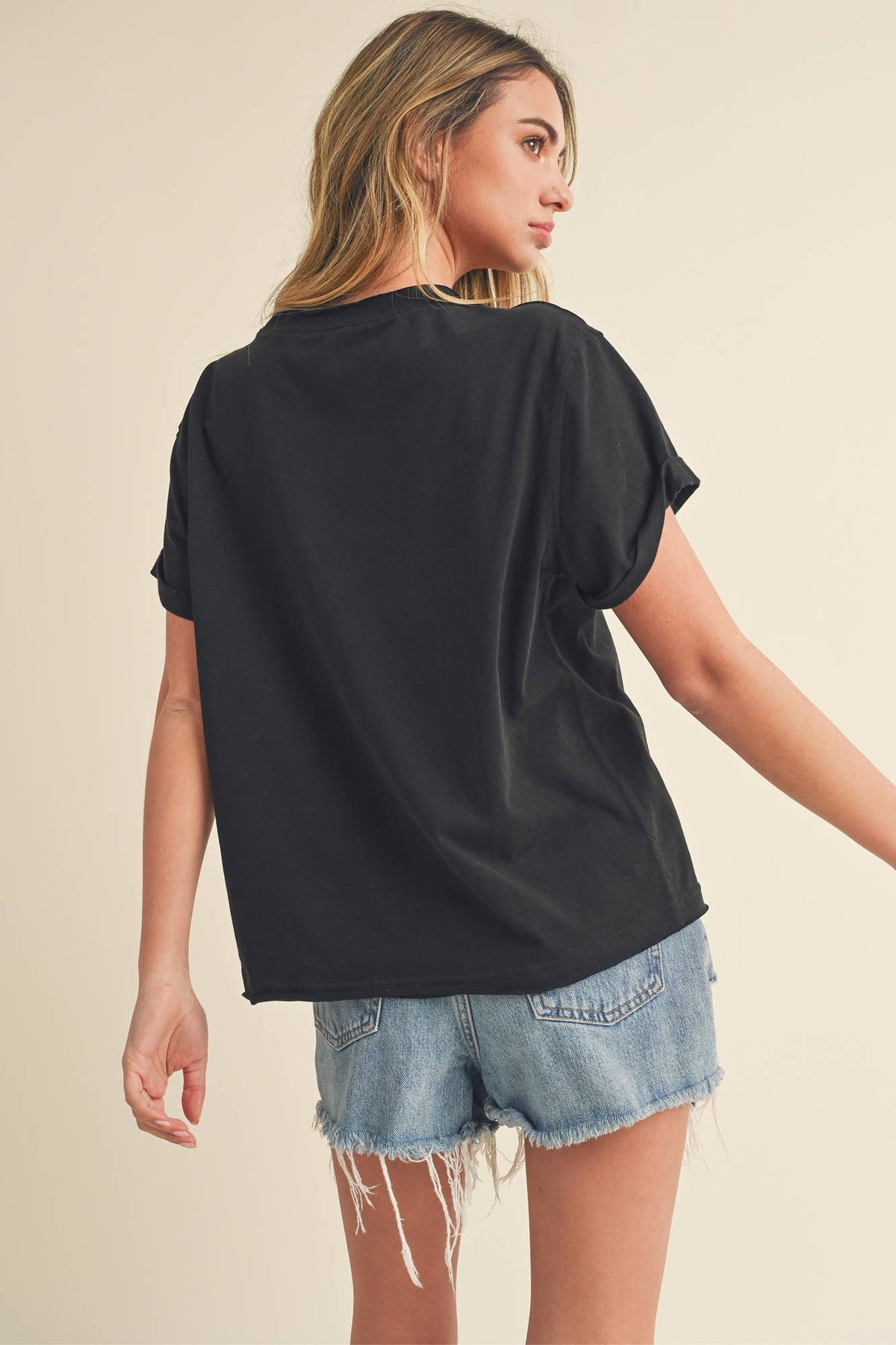 RESTOCKED FALL COLORS Mali Baby Tee Short Sleeve Top