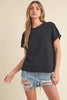 RESTOCKED FALL COLORS Mali Baby Tee Short Sleeve Top