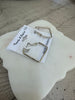 Retro square wire earrings