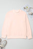 NEW Oversize Blessed Embroidered Mock Neck Sweatshirt