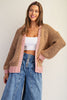 Two tone long sleeve cardigan
