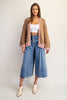 Two tone long sleeve cardigan